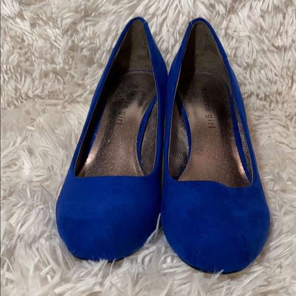 Madden Girl/Royal blue.like new/sz 7 - Picture 4 of 7
